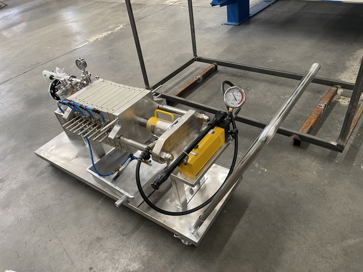 Food Grade 304 Stainless Steel Filter Press for Beer