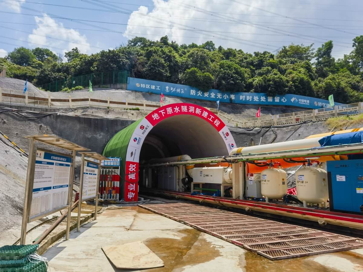 underground raw water tunnel project