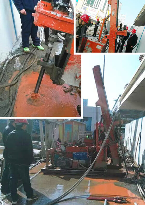 Grouting reinforcement drilling rig