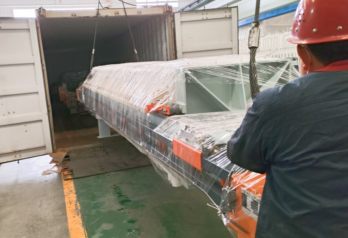 Filter Press Used for Filtering Palm Oil