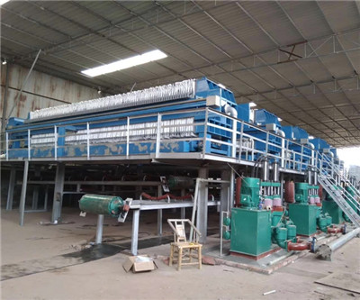 filter press for sugar refinery