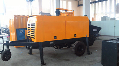 stationary concrete pump for construction