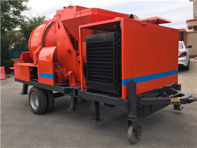 high quality concrete mixer with pump