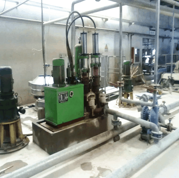 piston pump filter press for ceramic slurry