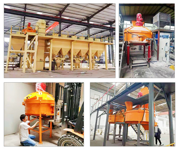 planetary concrete mixer application