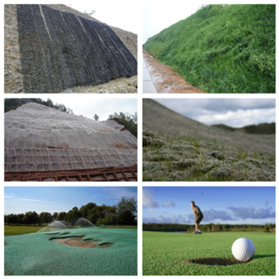 hydroseeding for green slope protection application