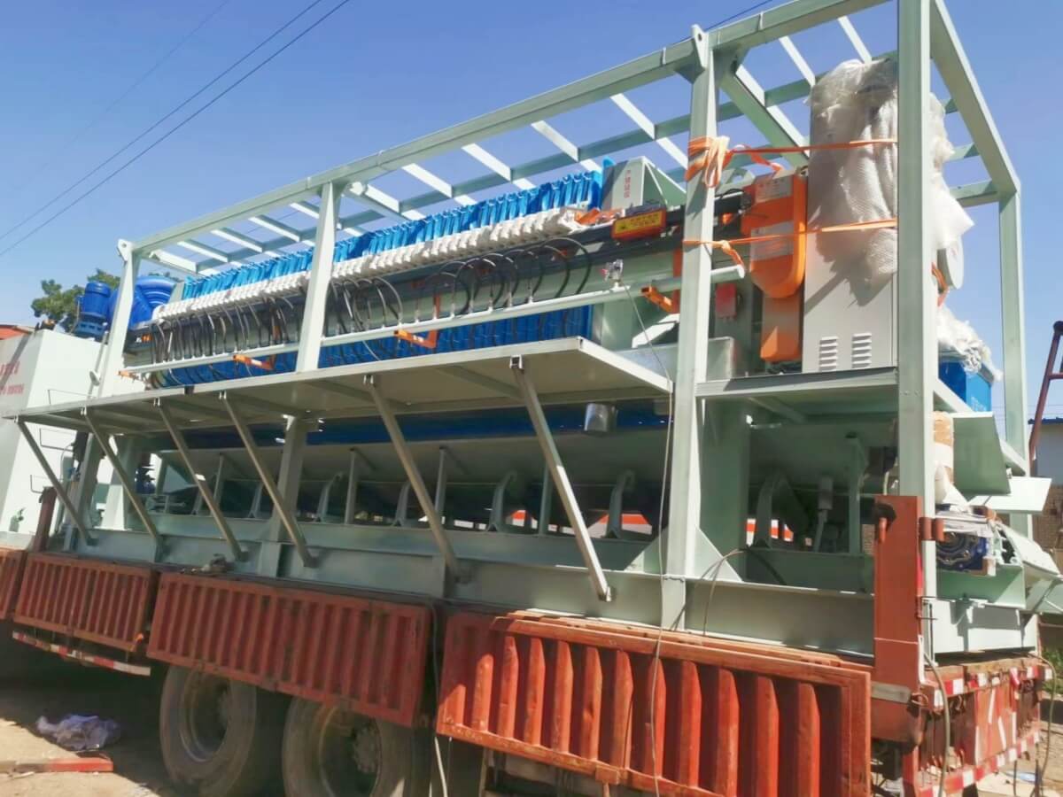 Hydraulic Sludge Dewatering Filter Press