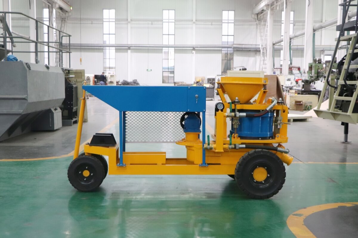 9m3h shotcrete machine