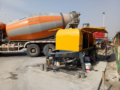 small concrete conveying pump