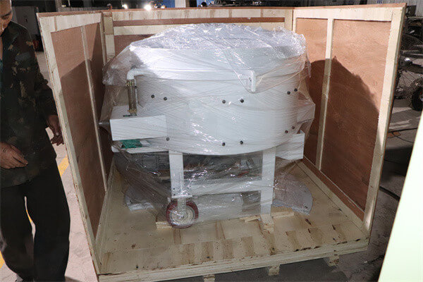 250kg tank refractory pan mixer exporter