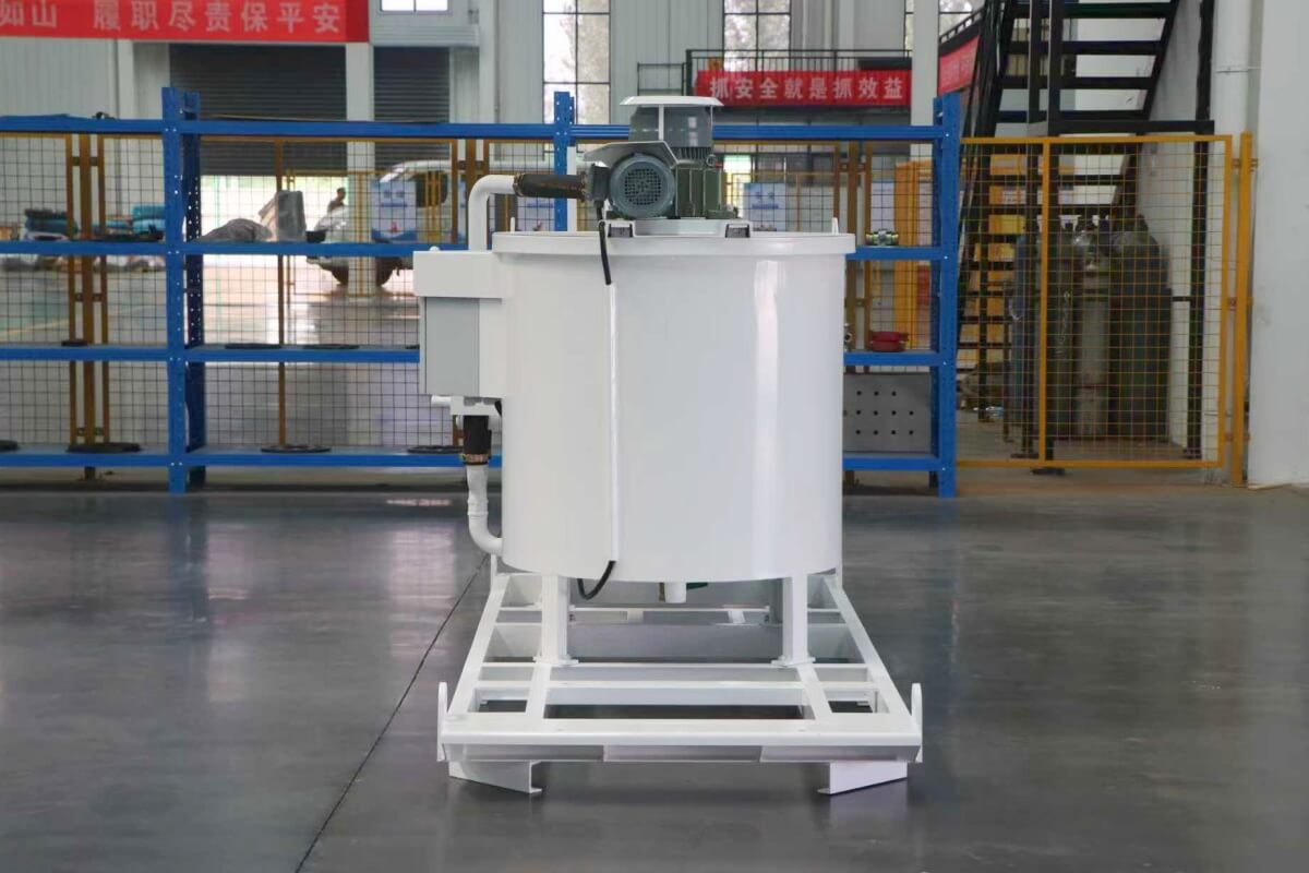 colloidal grout mixer for foundation engineering