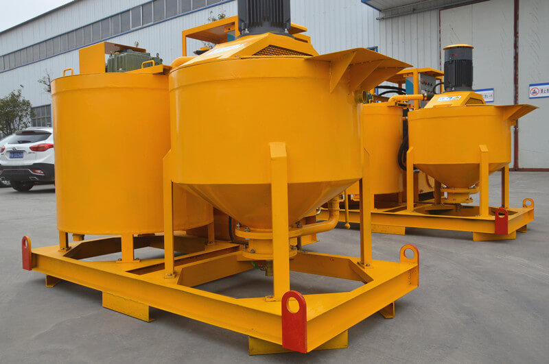 grout unit for dam and foundation treatment