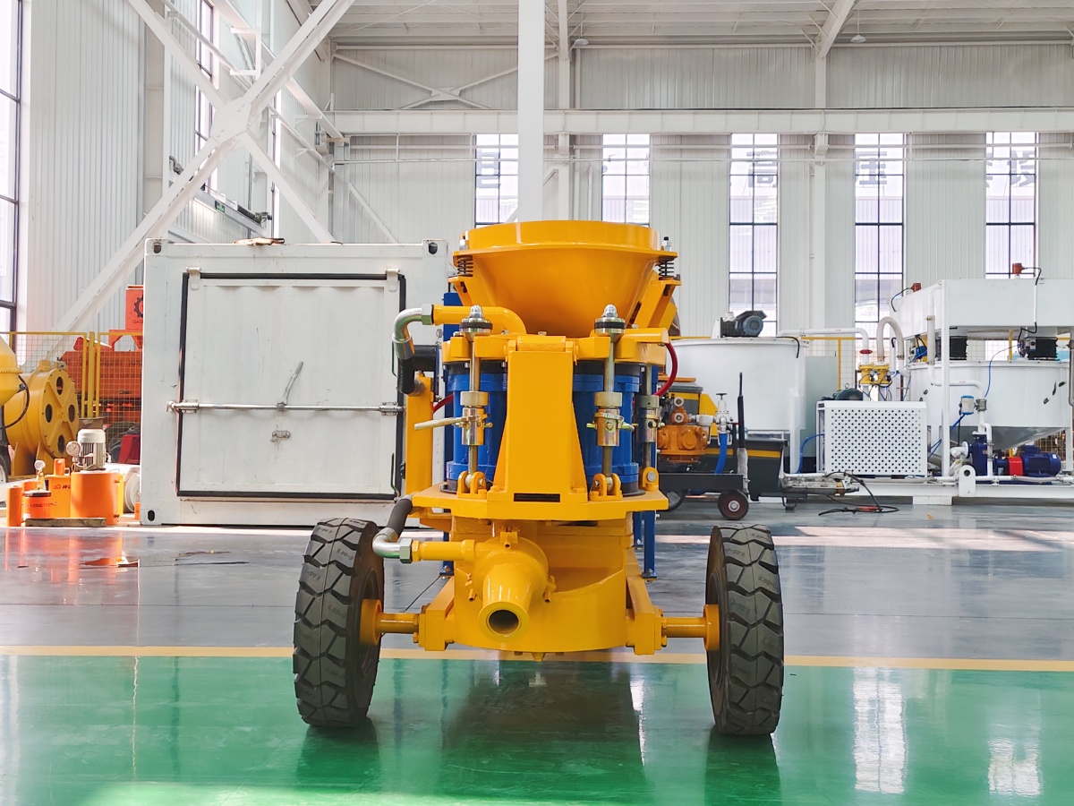 shotcrete machine used for underground