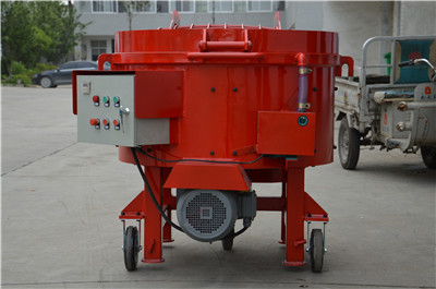 castable pan mixer