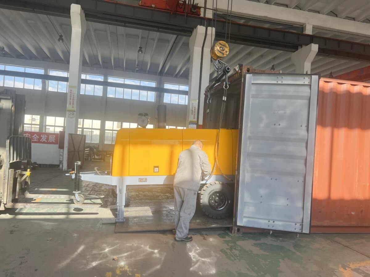 Iraq concrete mixer pump