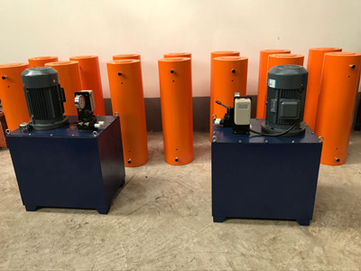 hydraulic cylinder for concrete frame