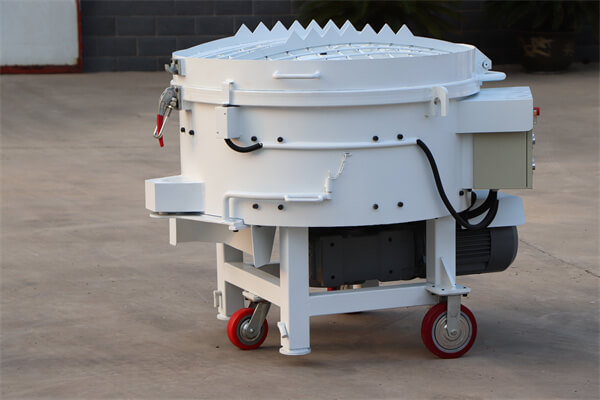 easy to move refractory pan mixer