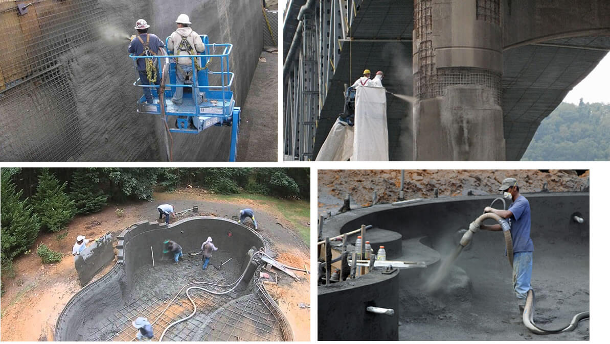 ,shotcrete machine for concrete construction