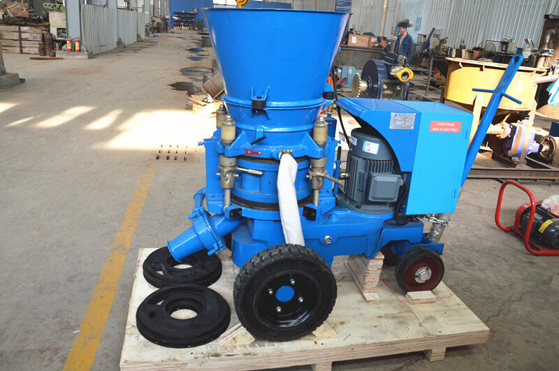 portable refractory gunite machine