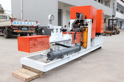 cement grout pump for installing self-drilling anchors