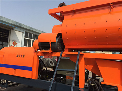 concrete pump with mixer