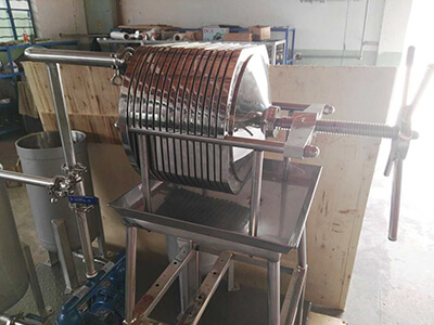 Customized food grade filter press