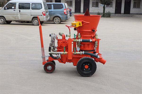 shotcrete machine for sandblast finish