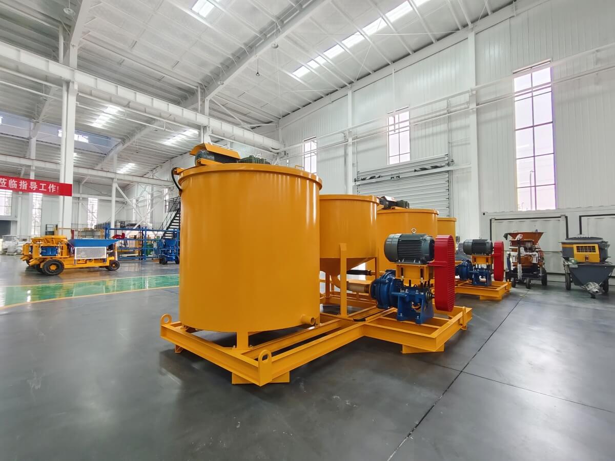 high-speed grout mixer for filling tunnels