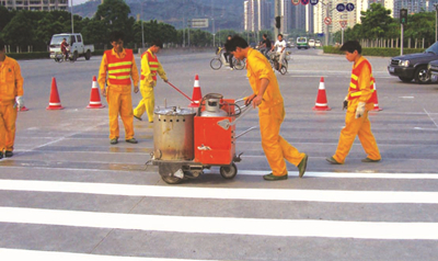 hand push thermoplastic road marking