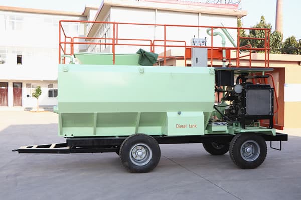 hydroseeding machine for greening