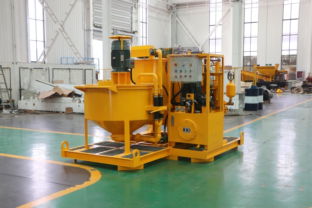 grout mixer agitator and pump,