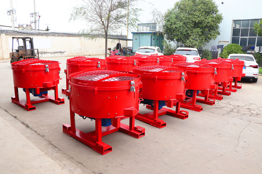refractory pan mixer for smelter refractory project
