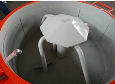 Refractory pan mixer wear resistance liner