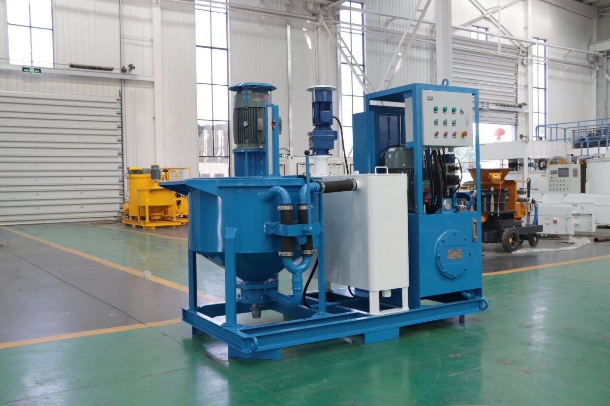 grout injection plant
