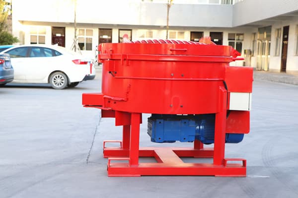 capacity 500kg refractory pan mixer