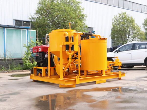 grout mixing plant for drilling pile