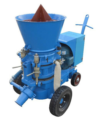 refractory gunite machine