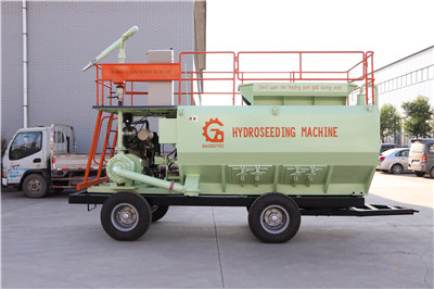 mountain slope virescence engineering hydroseeder machine