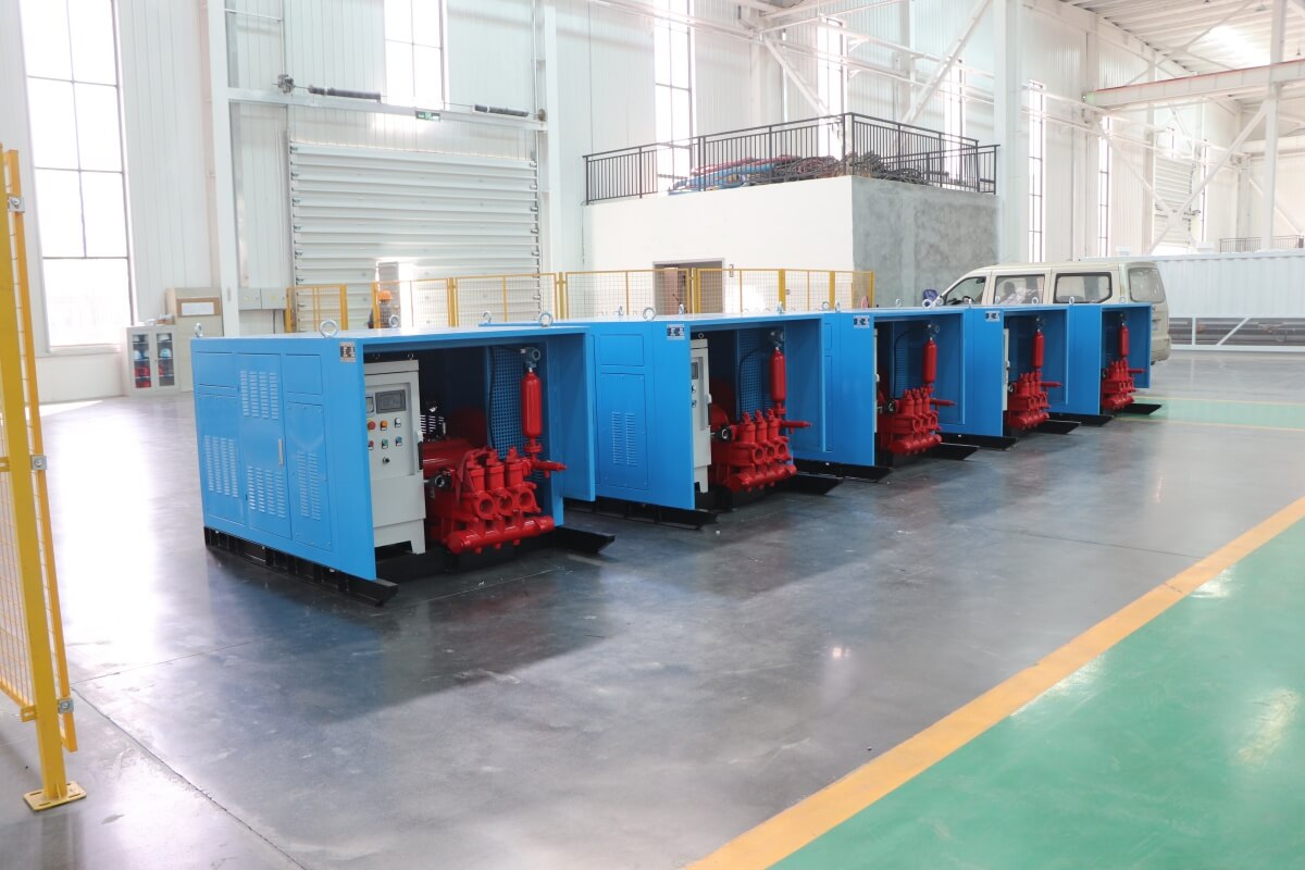 container type grout pump