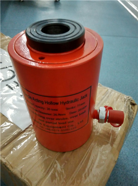 single acting hydraulic hollow cylinder