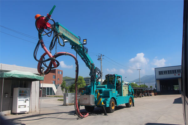 concrete spraying system