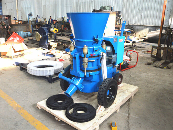 small refractory gunite machine