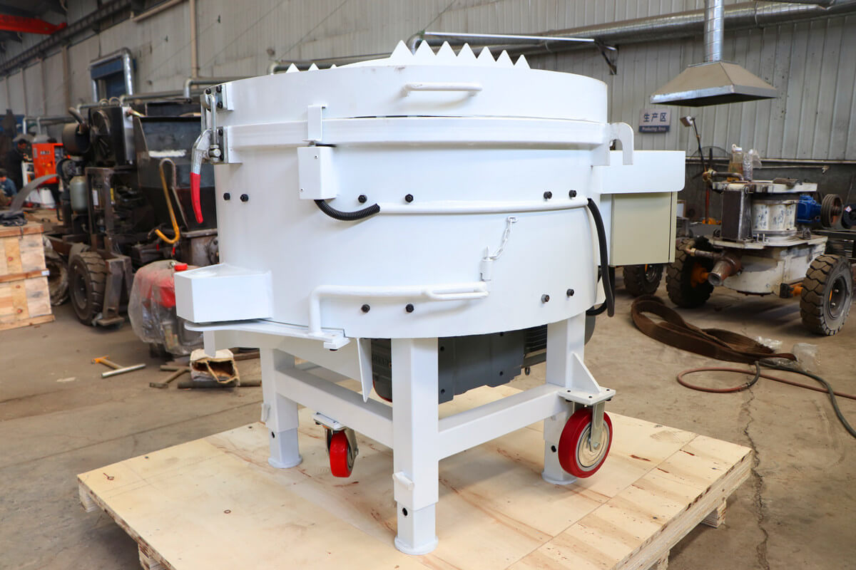 mortar mixer for refractory mixing