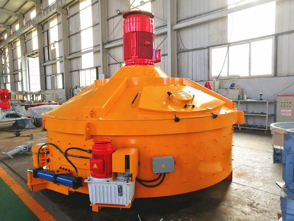 concrete planetary mixer for concrete block