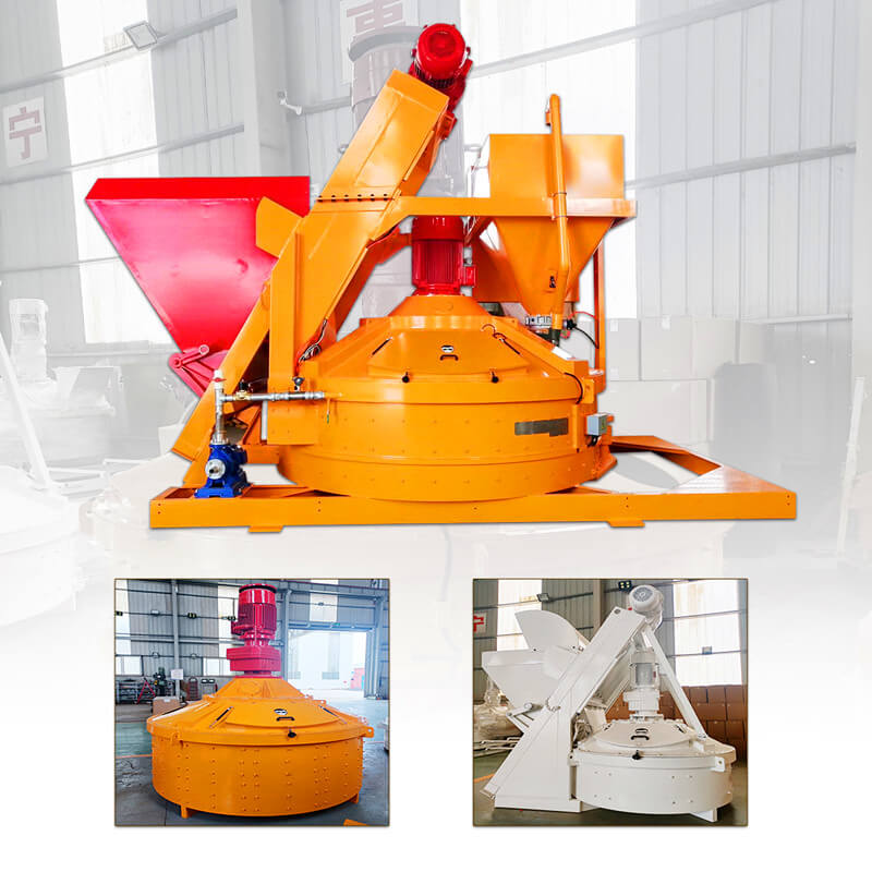 planetary mixer for refractory castable manufacture