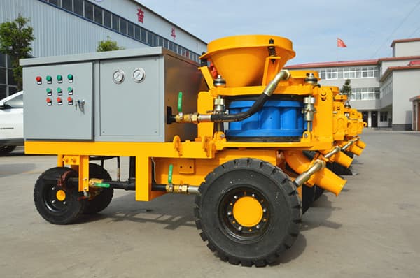 electric wet concrete spraying machine