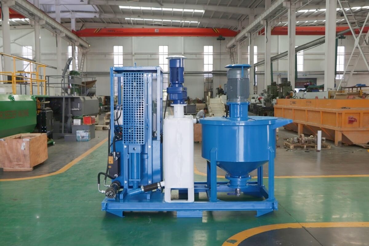 compact grout injection plant