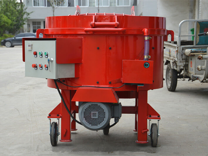 castable refractory pan mixer