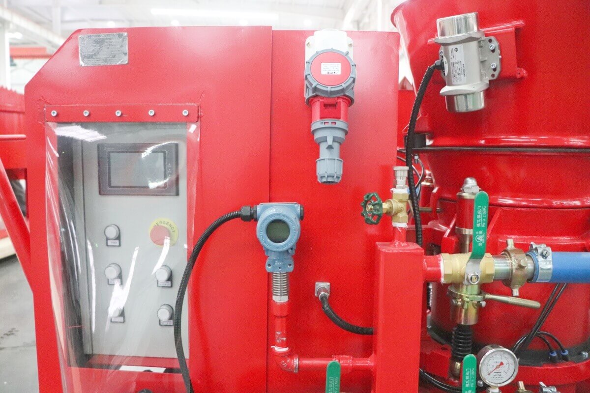 electric refractory guning machine