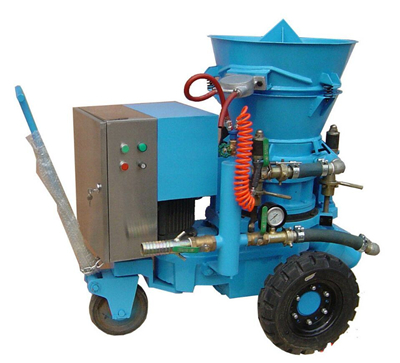 wet mix refractory spraying machine